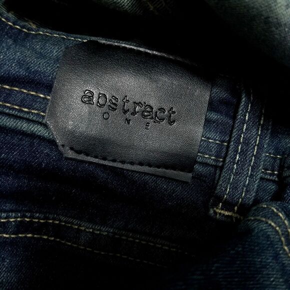 Abstract One Jeans Mens 38×32 Blue Straight Dark Wash Denim - Picture 11 of 12